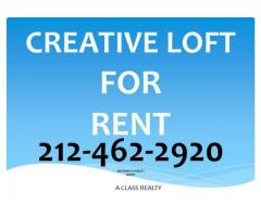 Loft for rent --Creative space -- gorgeous view