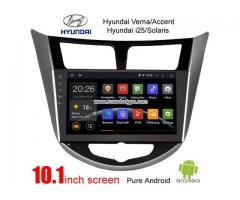 Hyundai Verna Accent i25 Solaris car radio android wifi gps Apple CarPlay