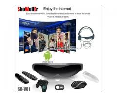 Smart Video Glasses VR Android WiFi 3D Glasses 80" Virtual Wide Touch Screen
