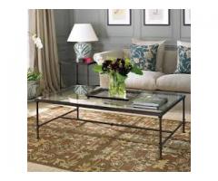 chic glass coffee table