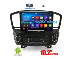 Geely X7 Car radio refit GPS android Wifi navigation dash camera