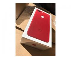 New iPhone 7 plus 128GB RED, Samsung s8 plus