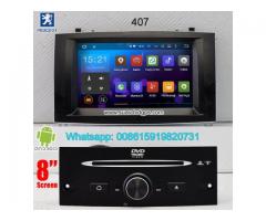 Peugeot 407 Android Car Radio GPS WIFI DVD player camera