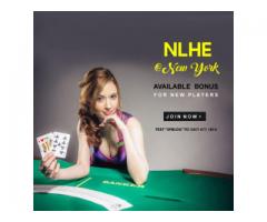 Head to New York for No Limit Holdem Poker