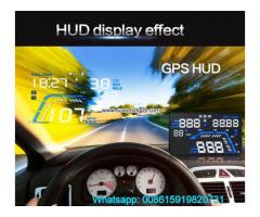 5.5inch Car GPS Hud Display Vehicle Speed Odometer Head Up Speedometer Projector