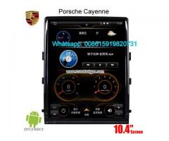 Porsche Cayenne 10.4inch radio Car android wifi GPS Vertical screen