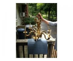 Antique Brass Chandelier for Sale - $2800 (Monroe, NY)