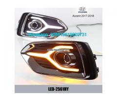 Hyundai Accent 17-18 DRL LED Daytime Running Lights autobody parts