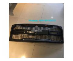 Ford F150 Racing Grills ABS Front Bumper Grille Raptor With LED Light