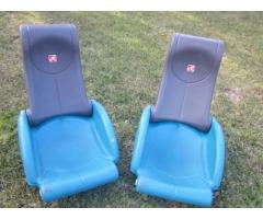 STEP 2 GAME CHAIRS - They Rock and Sit on Ground - REDUCED TO: - $15 (EASTCHESTER, NY)