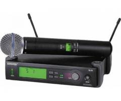 Shure SLX 24/Beta 58 Wireless Handheld Vocal Microphone System - $350 (Sheepshead Bay)