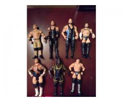 7 WWE WRESTLING ACTION FIGURES  FOR SALE -  $20 (BROOKLYN, NYC)