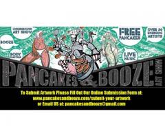 ART CALL - Pancakes & Booze Art Show - M1-5 Lounge 4/16 (TriBeCa, Manhattan, NYC)