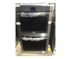 WHIRLPOOL 30" STAINLESS ELECTRIC DOUBLE WALL OVEN FOR SALE - $800 (BRONX - A1 APPLIANCES, NYC)