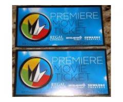 MOVIE TICKETS - 50 REGAL PREMIERE TICKETS for Sale - $8 (Midtown, NYC)