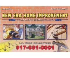 NEW ERA HOME IMPROVEMENT FOR ALL Bathrooms Kitchens Flooring Painting Tile work - (QUEENS, NYC)