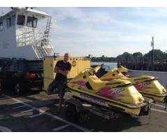 2 jetski + trailer for sale no title no reg - $1500 (shelter island, NY)