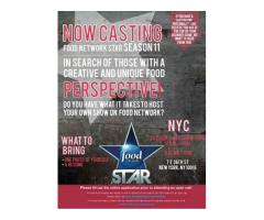 NOW CASTING FOOD NETWORK STAR SEASON 11 IN NYC! THIS SATURDAY!! (Midtown East, NYC)