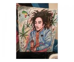 aliyah bob Marley paintings for sale - $175 (Brooklyn, NYC)