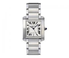 Cartier Tank S/Steel Automatic Men's Watch for Sale - $2799 (Midtown)