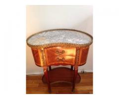 beautiful antique marble top side table for sale - $300 (Midtown West, NYC)
