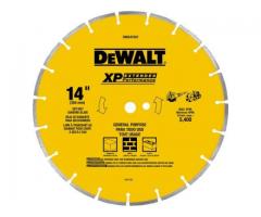 Two New DeWalt 14" XP Extended Performance Dry / Wet Diamond blade for Sale - $100 (Park Slope, NYC)