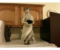 Ceramic Statue of Mermaid with shell for Sale - $50 (ALL BORO, NYC)