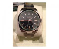 2012 Rolex~ Anniversary Green Crystal Milgauss Steel Watch for Sale - $5800 (Queens, NYC)