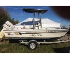 8' Wellcraft 1993 trailer 150 HP Johnson Ocean Pro fishing boat for sale - $6900 (Lindenhurst, NY)