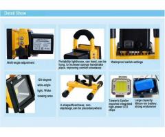 portable rechargeable LED flood light 10W