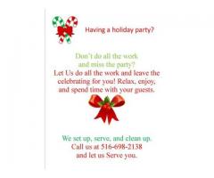 WAITRESSING : HAVING A HOLIDAY PARTY? I'll SERVE IT FOR YOU - (Nassau, Suffolk, NY)