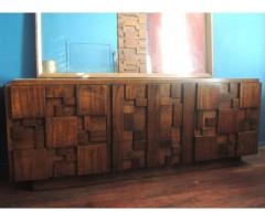 AMAZING mid century brutalist CREDENZA by Lane for Sale - $750 (Bed Stuy, Brooklyn, NYC)
