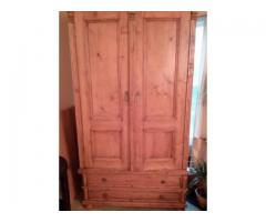 Pine armoire/cabinet with 2 drawers for sale - $800 (Mount Kisco, NY)