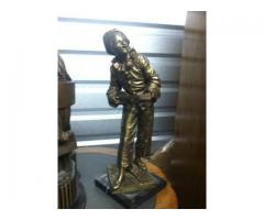 Bouret bronze statue - $2250 (Nassau, NY)