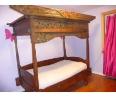 ANTIQUE HAND-CRAFTED CHINESE WEDDING BED FOR SALE - $6500 (Bronx, NYC)