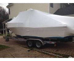 Mobile shrink wrap BOAT Bottom painting renovation Service - (Bay shore, NY)