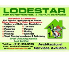 RESIDENTIAL COMMERCIAL REPAIR RENOVATION SERVICES AVAILABLE (All of New York City, NY)