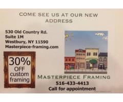 MASTERPIECE FRAMING SERVICE - (WESTBURY, NY)