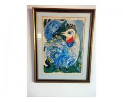 CHAGALL HUGE SIGNED NUMBERED LITHOGRAPH - $200 (Long Beach, NY)