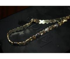 Gold Plated/Silver Love Necklace - $170 (Cortelyou rd)
