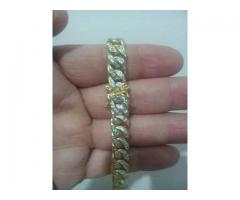 cuban link lab made diamond chain - $350 (brooklyn ny)