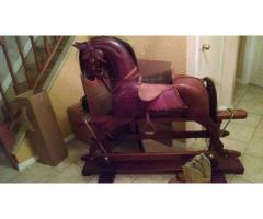 ralph lauren wooden rocking horse for sale - $3000 (long island, NYC)