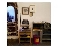 A Letterpress Workshop at The Arm - (Bedford L Williamsburg, NYC)