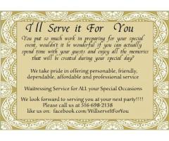 WAITRESSING SERVICE FOR YOUR PARTY - (Copiague, NY))
