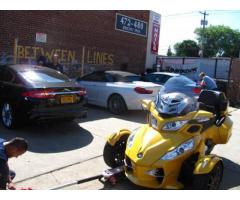 AL'S HUBCAPS WHEEL CUSTOMIZING FOR CAN AM SPYDER * MOUNTING & BALANCING - (MINEOLA, NY)