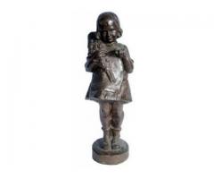 Joseph Ebstein Bronze of Little Girl Signed large for sale - $1000 (massapequa, NY)