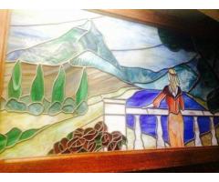 Large stained glass window for Sale - $800 (Westerleigh, NYC)