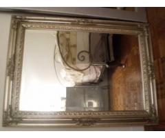 NEW BEAUTIFUL SILVER ORNATE CARVED BEVELED RECTANGULAR MIRROR FOR SALE - $299 (Midtown West, NYC)