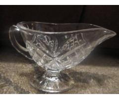 Shannon Crystal Gravy Boat New for Sale - $30 (Park Slope, NYC)