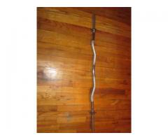 CURL BAR SOLID STEEL FOR WEIGHT TRAINING FOR SALE - $30 (BRONX, NYC)